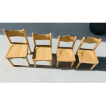 Vintage Schilte schoolstoeltje nr 44